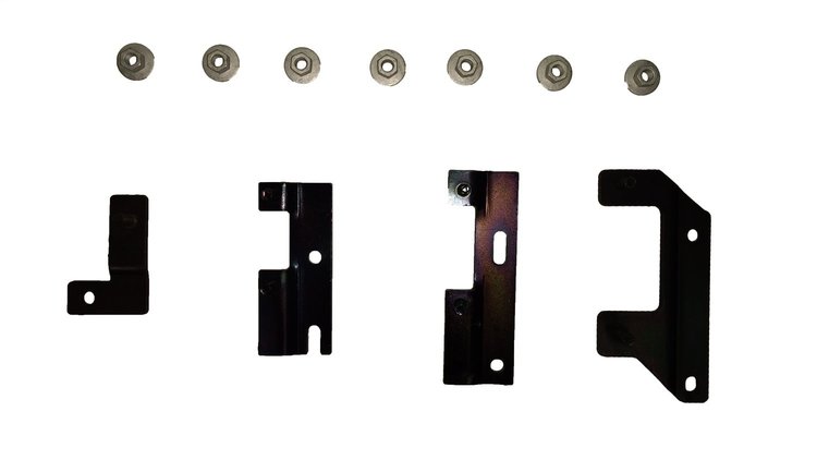 79102-01A Relocation Brackets for Factory AirRide Suspension, 2014-18 Ram 2500/3500 Mega Cab