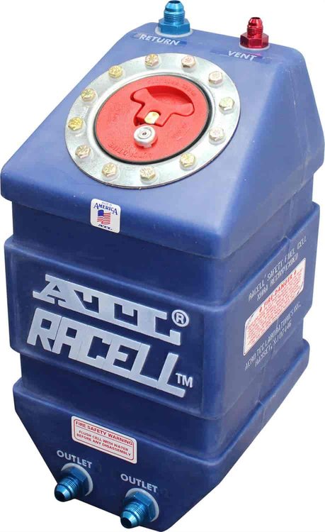 Racell 3 Gallon Fuel Cell 8AN Dual Outlets and Return