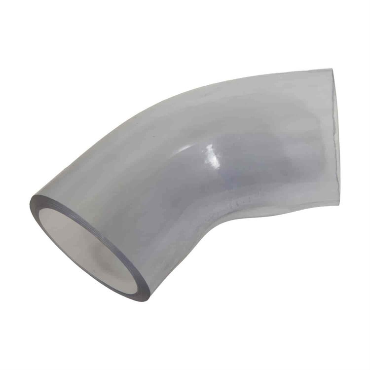Flex Elbow Clear 2-1/4 id