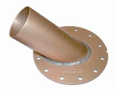 Fill Neck w/Paddle Valve 2-1/4 -45deg