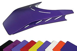Dirt Oval Hood Scoop Red