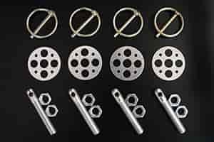 Hood Pin Kit 3/8" Aluminum Pin