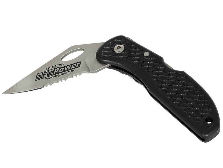 PRM Knife w/Blk aFe logo on blade includes clip
