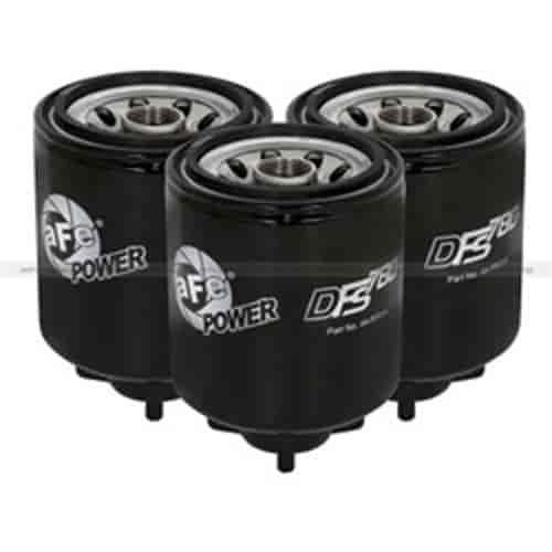 Fluid Filter FUEL Diesel Fuel System780 aFe 3 Pk