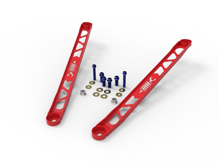 450-721003-R Front Suspension Strut Brace Red Toyota GR Supra (A90) 20-26 L4-2.0L (t)/L6-3.0L (t)