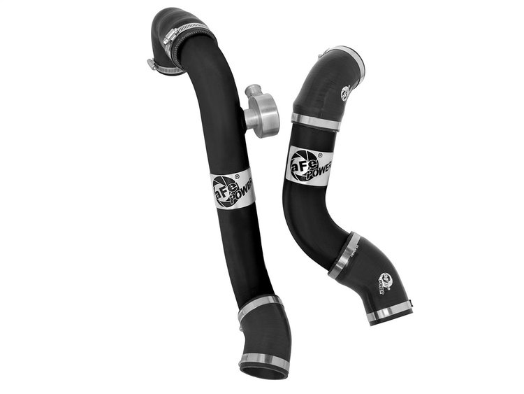 46-20254-B BladeRunner Aluminum Hot and Cold Charge Pipe Kit Black Ford Mustang 15-23 L4-2.3L (t)
