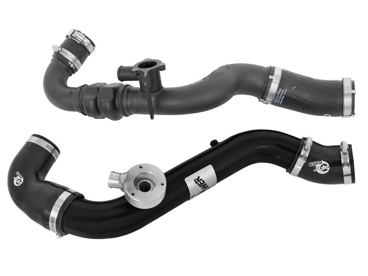 46-20258-B BladeRunner 2-1/2 IN Aluminum Hot Charge Pipe Black Ford Mustang 15-23 L4-2.3L (t)