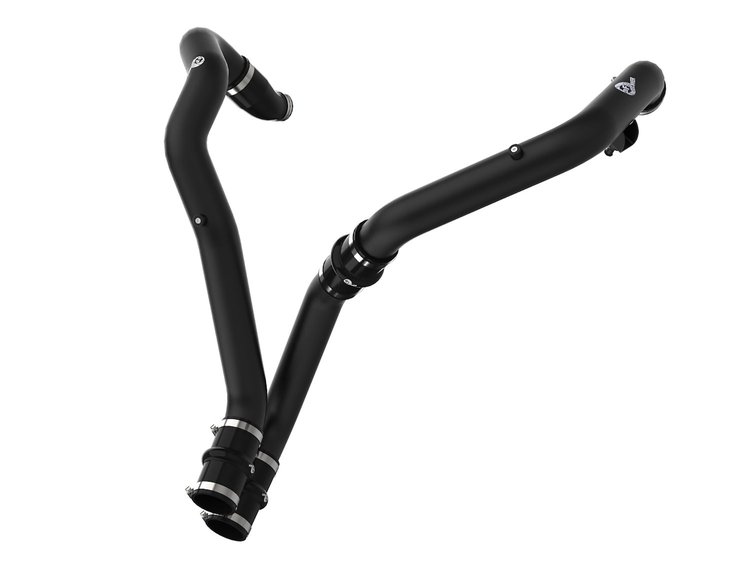 46-20298-B BladeRunner 2-1/2 IN Aluminum Hot Charge Pipe Black Ford F-150 Raptor 17-20 V6-3.5L (tt)