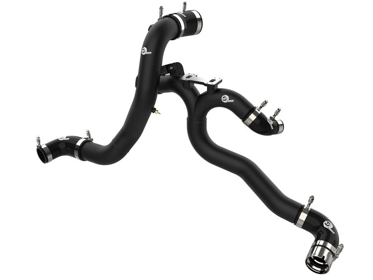 46-20504-B BladeRunner 3 IN Aluminum Hot and Cold Charge Pipe Kit Black Kia Stinger 18-23 V6-3.3L (tt)