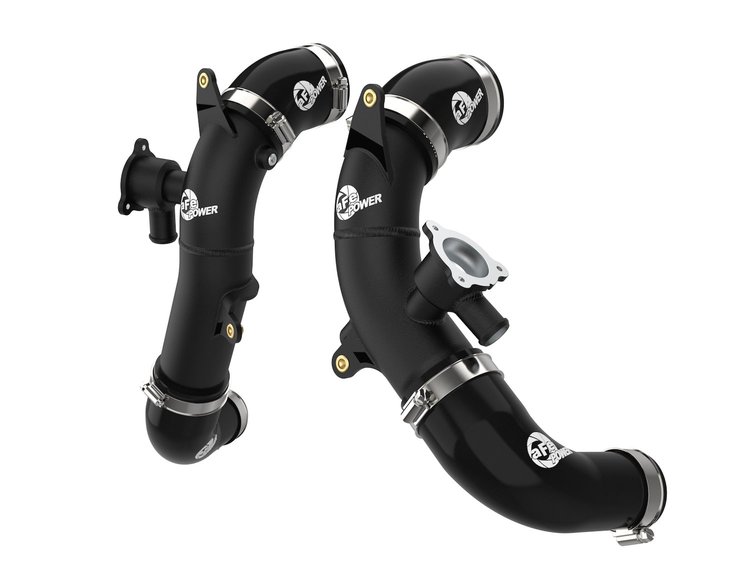 46-20568-B BladeRunner 2-1/2 IN Aluminum Hot Charge Pipe Black Toyota Tundra 22-25 V6-3.4L (tt)
