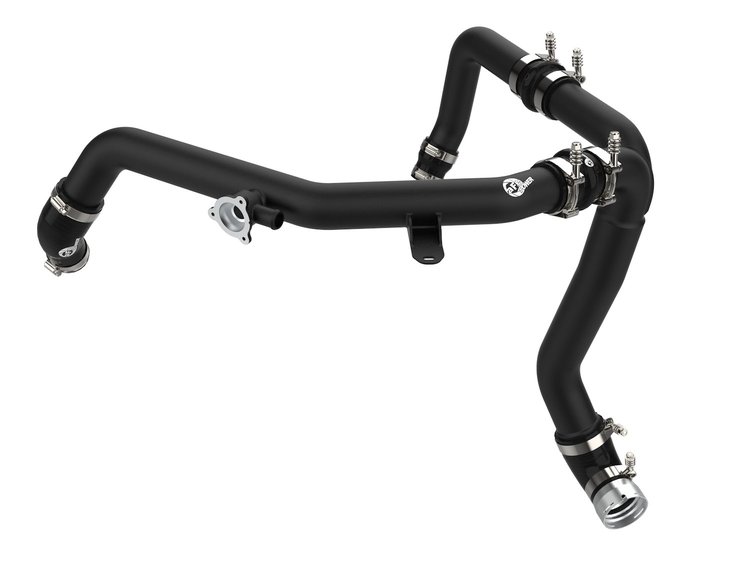 46-20588-B BladeRunner 2-1/4 IN & 2-1/2 IN Aluminum Hot Charge Pipe Black Ford Bronco 21-25 V6-2.7L (tt)