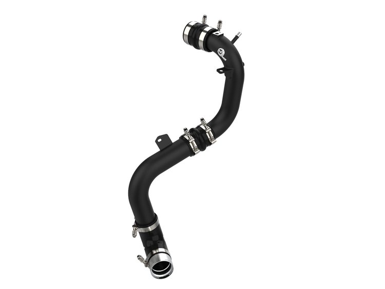 46-20589-B BladeRunner 2-3/4 IN Aluminum Cold Charge Pipe Black Ford Bronco 21-25 V6-2.7L (tt)