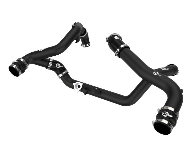 46-20654-B BladeRunner 2-1/4 IN & 2-3/4 IN Aluminum Hot and Cold Charge Pipe Kit Black Ford Explorer ST 20-21 V6-3.0L (tt)