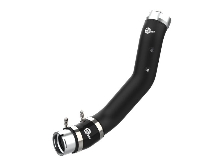 46-20709-B BladeRunner 3-1/2 IN Aluminum Cold Charge Pipe Black GM Diesel Trucks 24-25 V8-6.6L (td) L5P