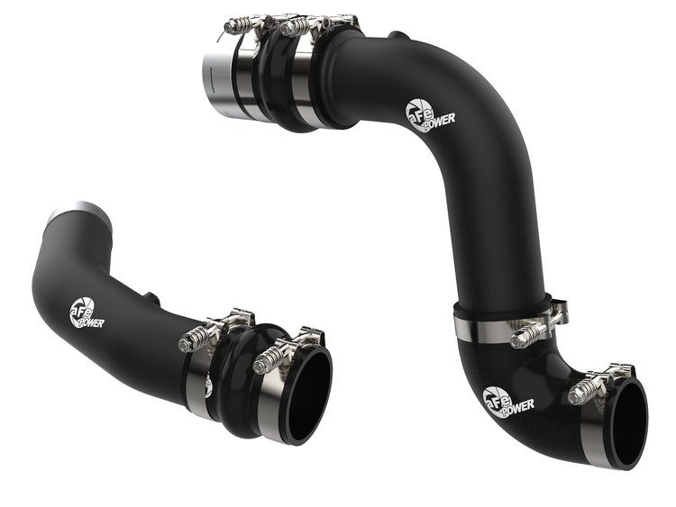 46-20734-B BladeRunner Aluminum Hot and Cold Charge Pipe Kit Black Ford Diesel Trucks 23-25 V8-6.7L (td)