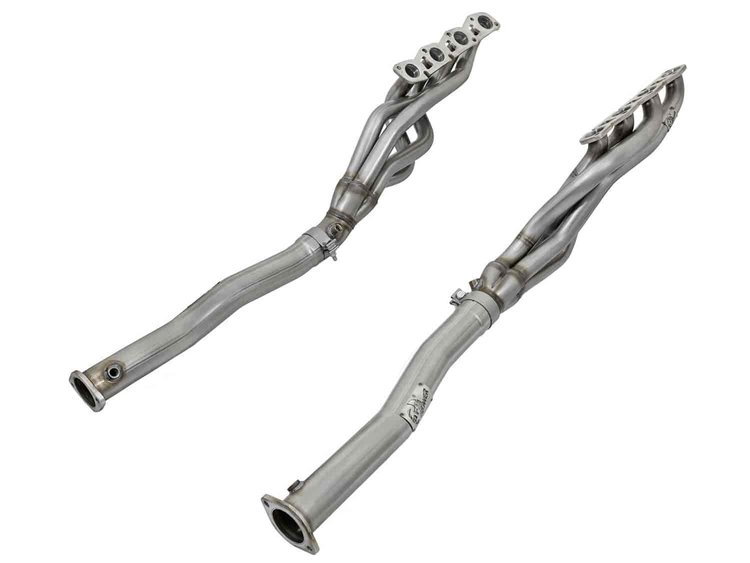 48-36106-YN Twisted Steel Long Tube Header & Mid Pipe 304 Stainless Steel Nissan Patrol (Y62) 10-19 V8-5.6L (400 hp) VK56VD