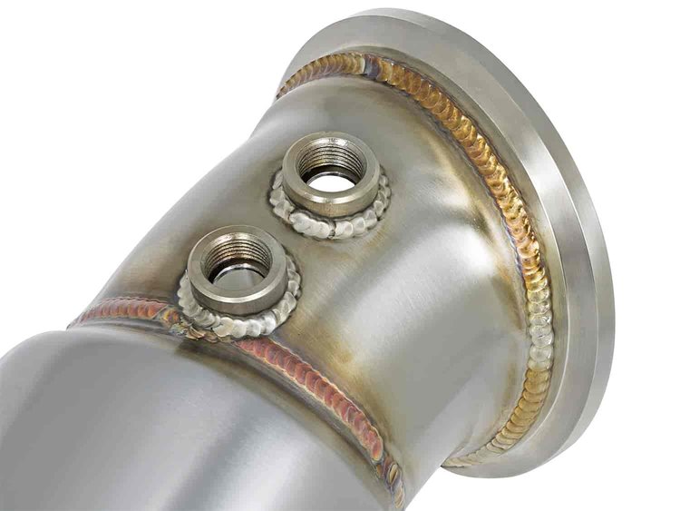 Twisted Steel Down-Pipe; Street Series BMW 340i/440i F3X 16-17 L6-3.0L t B58