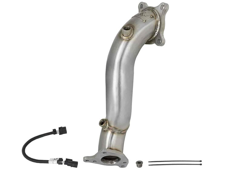 Twisted Steel Down-Pipe; Race Series Honda Civic 16-17 I4-1.5L t