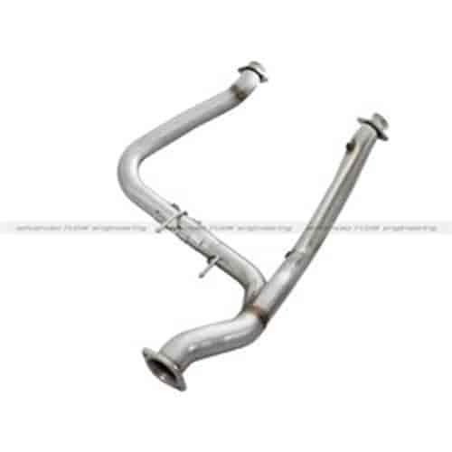 Twisted Steel Down Pipe/Catalytic Converter