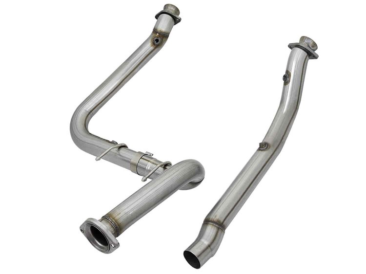 Twisted Steel Down-Pipe; Race Series Ford F-150 Raptor 2017 V6-3.5L tt