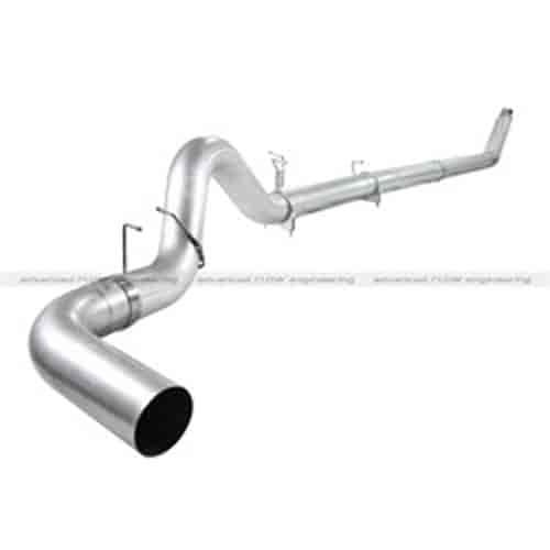 ATLAS Turbo-Back Aluminized Steel Exhaust System; 5 in. Tubing; w/o Muffler; Incl. Muffler Delete Pi