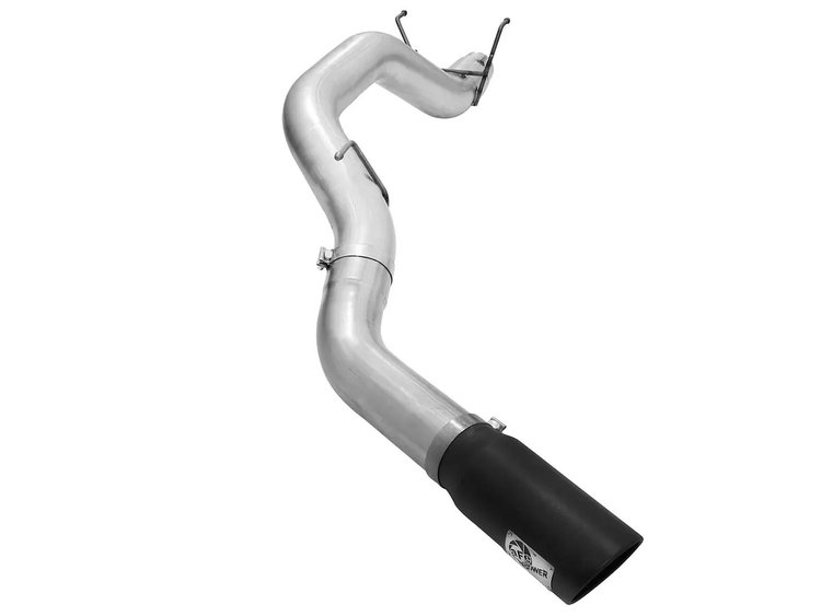49-02039-B ATLAS 5 IN Aluminized Steel DPF-Back Exhaust System w/Black Tip Dodge RAM Diesel Trucks 13-18 L6-6.7L (td)