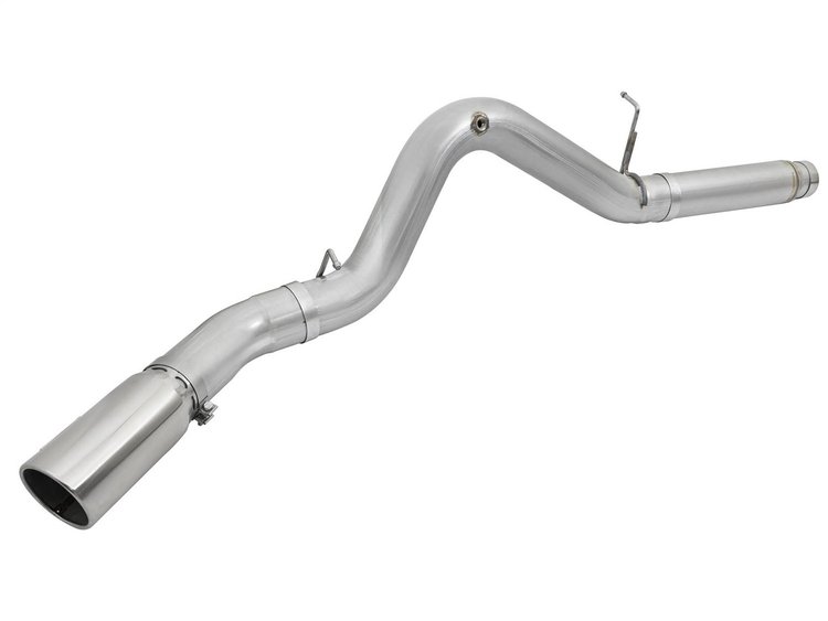 49-04081-P ATLAS 5 IN Aluminized Steel DPF-Back Exhaust System w/Polished Tip GM Diesel Trucks 2016 V8-6.6L (td) LML