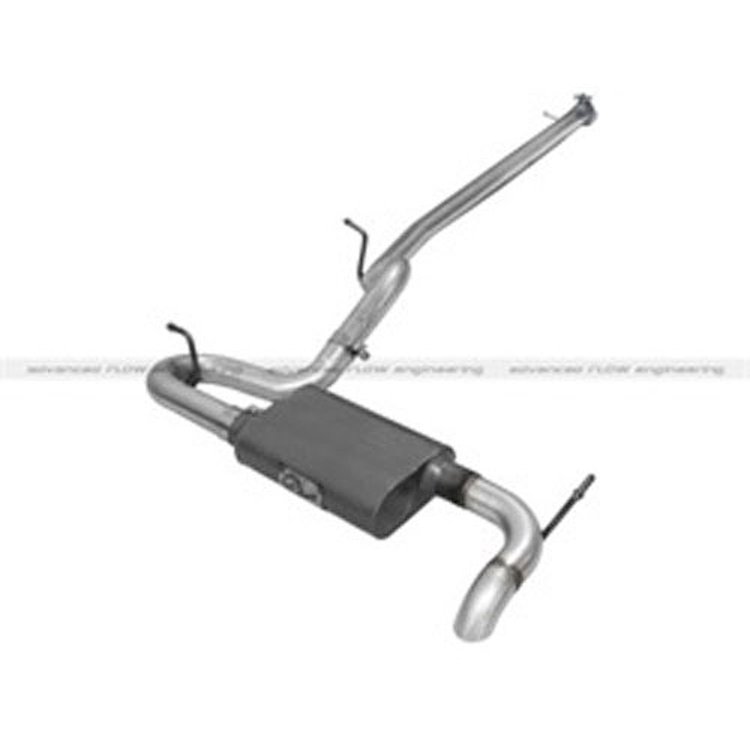 Exhaust 2.5in CB Jeep Wrangler 07-16 3.6/3.8L 4 Dr HT