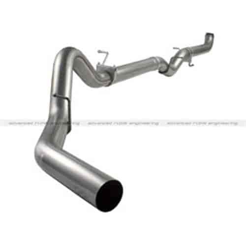 LARGE Bore HD Down-Pipe Race System SS-409 System 4 in. Incl. Clamps/Sectional Tubing w/o Muffler 409 Stainless Steel