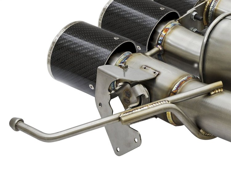49-34056-C MACH Force-Xp 304 Stainless Steel Axle-Back Exhaust System w/Carbon-Fiber Tips Chevrolet Corvette (C7) 14-19 V8-6.2L