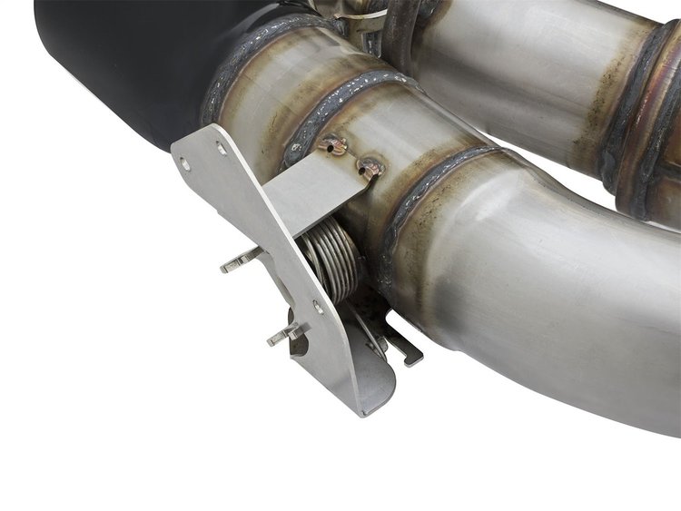 49-34068-B MACH Force-Xp 3 IN 304 Stainless Steel Axle-Back Exhaust System w/Black Tip Chevrolet Camaro SS 16-24 V8-6.2L (sc) M/