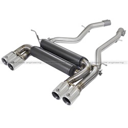 Exhaust AB BMW M3/M4 15-16 L6-3.0L tt SS-304 Pol-Quad