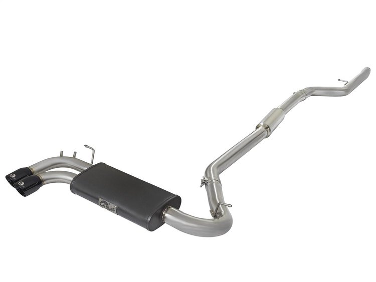 49-36329-B MACH Force-Xp 3 IN to 2-1/4 IN Stainless Steel Cat-Back Exhaust w/ Black Tip BMW 328i/428i (F30/F32) 12-16 L4-2.0L (t