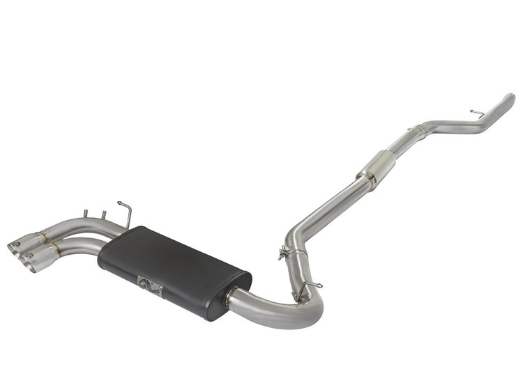 49-36329-P MACH Force-Xp 3 IN to 2-1/4 IN Stainless Steel Cat-Back Exhaust w/ Polish Tip BMW 328i/428i (F30/F32) 12-16 L4-2.0L (