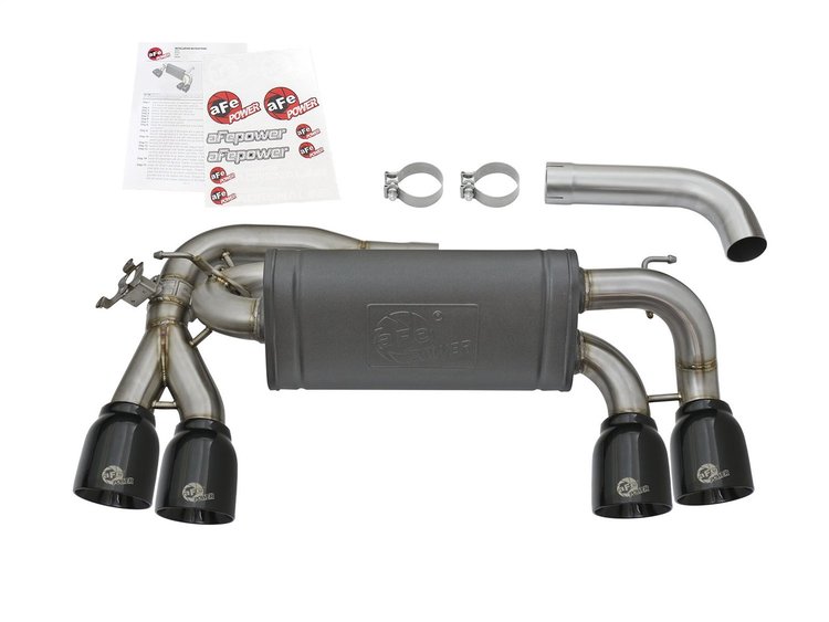 49-36333-B MACH Force-Xp 3 to 2-1/2 IN Stainless Steel Axle-Back Exhaust System w/Black Tip BMW M2 (F87) 16-18 L6-3.0L (t) N55