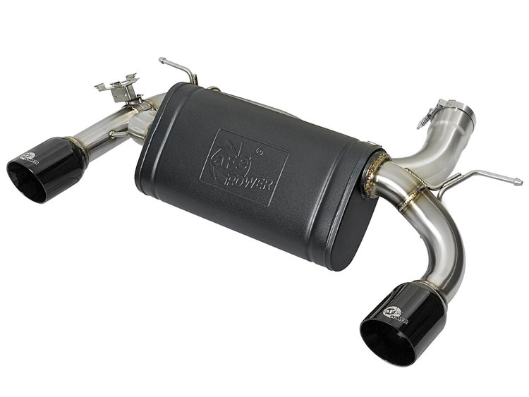 MACH Force-Xp Axle-Back Stainless Steel ExhaUSAt System w/Black Tip BMW 16-17 340i/iX 440i/iX F3X L6