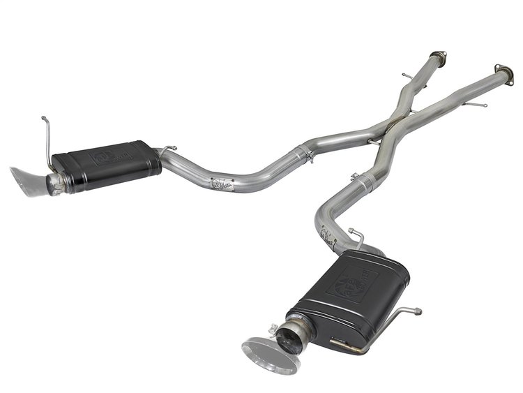 MACH Force-Xp 304 Stainless Steel Cat-Back ExhaUSAt System w/ Resonator Jeep Grand Cherokee 12-17 WK