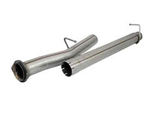 MACHForce XP DPF Delete Race Pipe Race Only 4 in. Incl. Pyrometer Bung-Factory Style Hanger-Flange N
