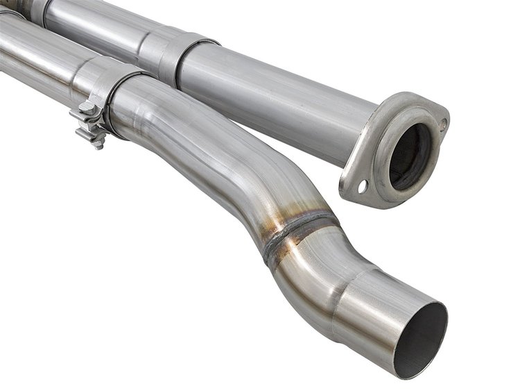 49-43045-P MACH Force-Xp 3 IN 409 Stainless Steel Cat-Back Exhaust System w/Polished Tip Ford F-150 Raptor 17-20 V6-3.5L (tt)