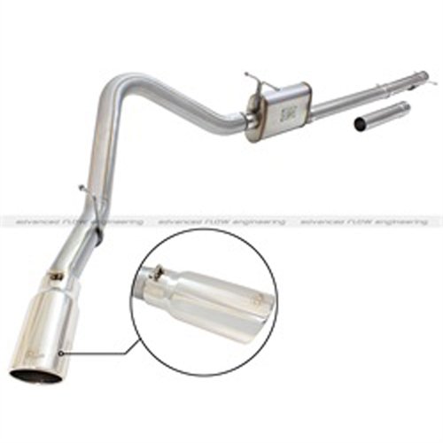Exhaust 3-3.5in CB Ford F-250/350 99-04 V8-5.4L/V10-6.8L Pol Tip