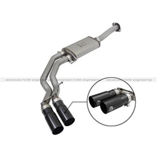 Exhaust 2.5-3 in CB Ford F-150 2015 V6-2.7/3.5L tt  V8-5.0L ECSB CCSB/LB Blk-Dual Rebel