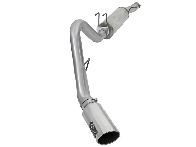 49-43086-P MACH Force-Xp 409 Stainless Steel Cat-Back Exhaust System w/ Polished Tip Ford F-250/F-350 17-25 V8-6.2/6.8/7.3L