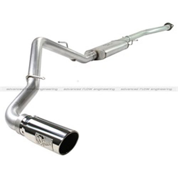 MACHForce XP Cat-Back SS-409 Exhaust System 3 in. Incl. Clamps/Mufflers/Sectional Tubing Polished Tip 409 Stainless Steel