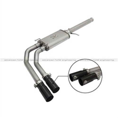 Exhaust CB GM Trucks 09-16 V6-4.3L/V8-5.3L Blk-Dual Rebel