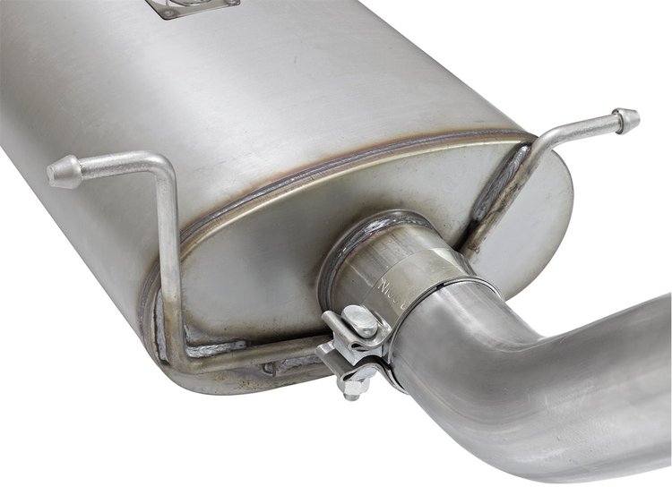 49-44072-P MACH Force-Xp 3 IN 409 Stainless Steel Cat-Back Exhaust System w/Polished Tip GM Silverado/Sierra 1500 09-18 / Silver