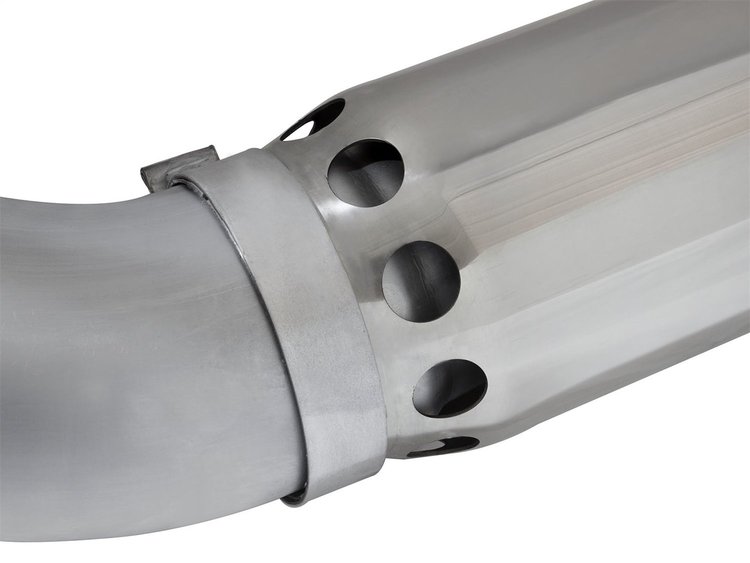 49-46112-P Large Bore-HD 5 IN DPF-Back Stainless Steel Exhaust System w/Polished Tip Nissan Titan XD 16-19 V8-5.0L (td)