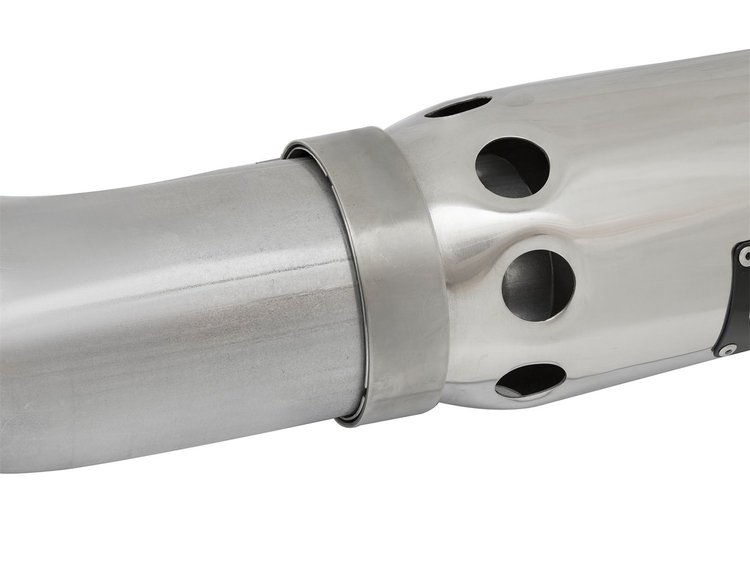 49-46113-P Large Bore-HD 4 IN DPF-Back Stainless Steel Exhaust System w/Polished Tip Nissan Titan XD 16-19 V8-5.0L (td)