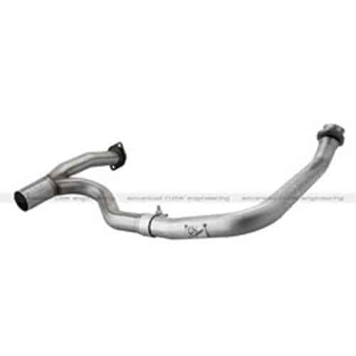 MACHForce XP Exhaust Y-Pipe 2/2.5 in. 2x2in Into 1x2.5 in. Mandrel Bent Tubing True Merge Collector 409 Stainless Steel
