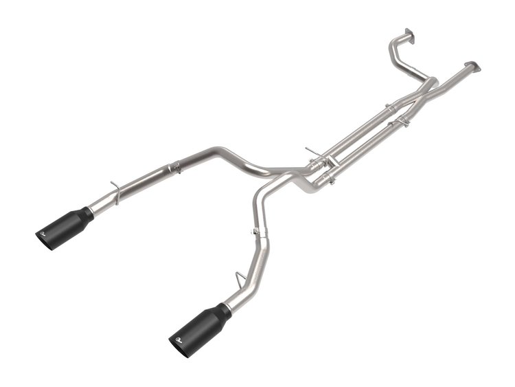 49-32084-B Vulcan Series 3 IN 304 Stainless Steel Cat-Back Exhaust System w/Black Tip RAM 1500 TRX 21-24 V8-6.2L (sc)