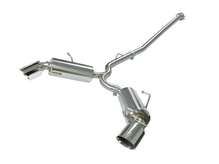 49-36023-1P Takeda 2-1/2 IN 304 Stainless Steel Cat-Back Exhaust System w/Polished Tip Toyota GR86/FR-S/BRZ 13-25 H4-2.0L/2.4L